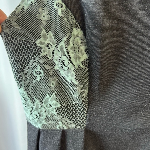 Eva Franco Sleeveless Knit Dress Gray & Mint Green‎ size Medium - Picture 3 of 10